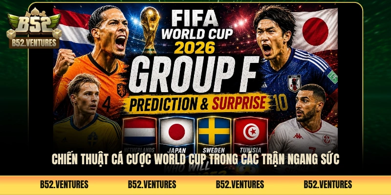 Chiến thuật cá cược World Cup trong các trận ngang sức